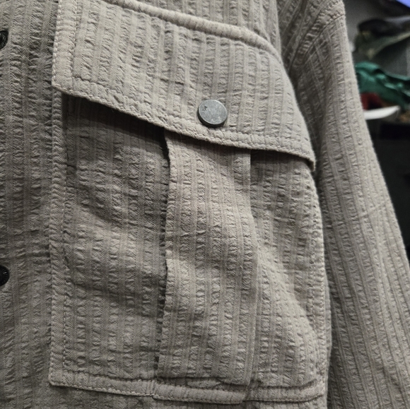 Piclro Anthropologie Bomber Jacket Large Nwot Oversized Fit - Picture 4 of 6